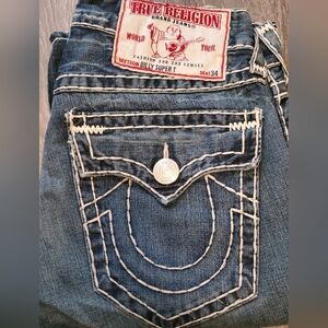 Vintage True Religion Jeans Size 31 BILLY SUPER T Blue
